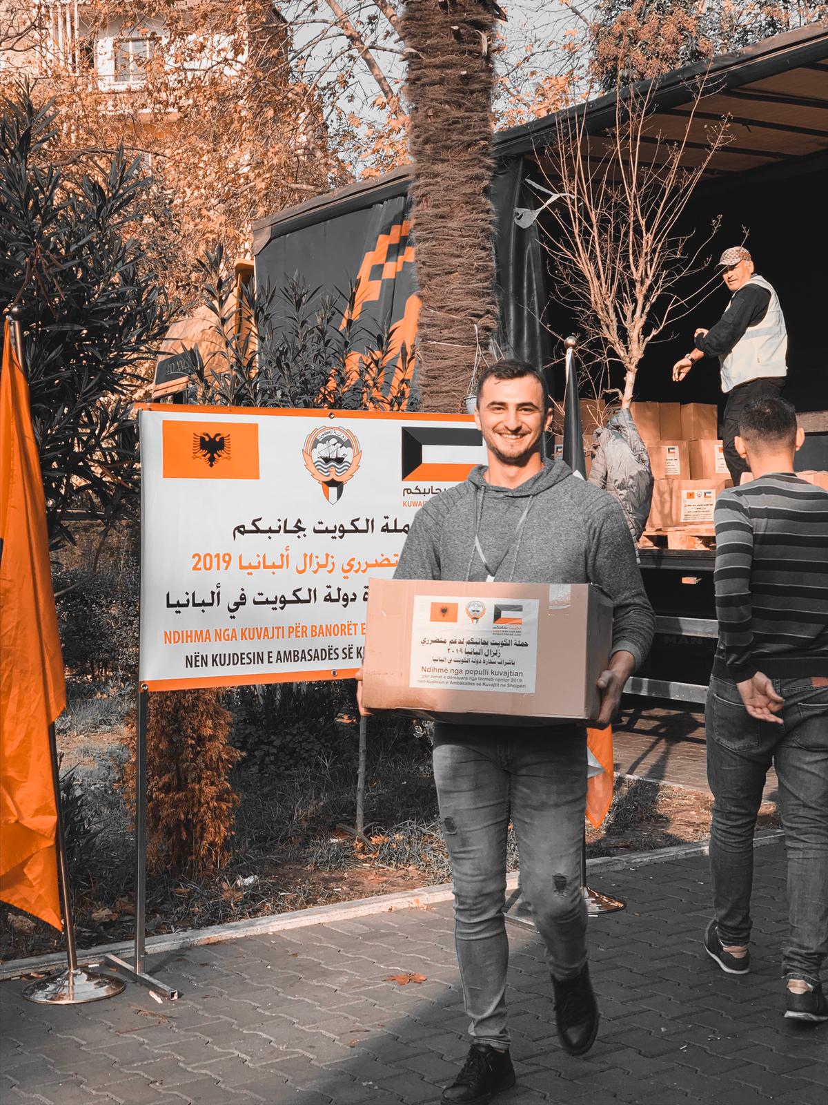لقاء الدكتور جابر الوندة ببرنامج مسيرة الخير حول استمرار إيصال المساعدات لألبانيا